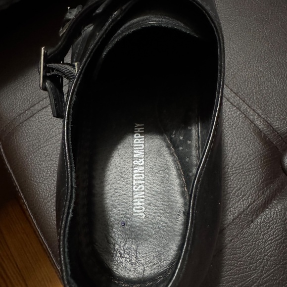 Men’s black monk strap dress shoes (11.5M) | Johnston & Murphy - Picture 4 of 5